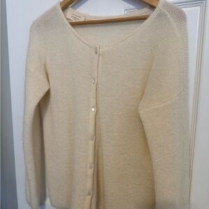 Sezane Cream Women's Cardigan